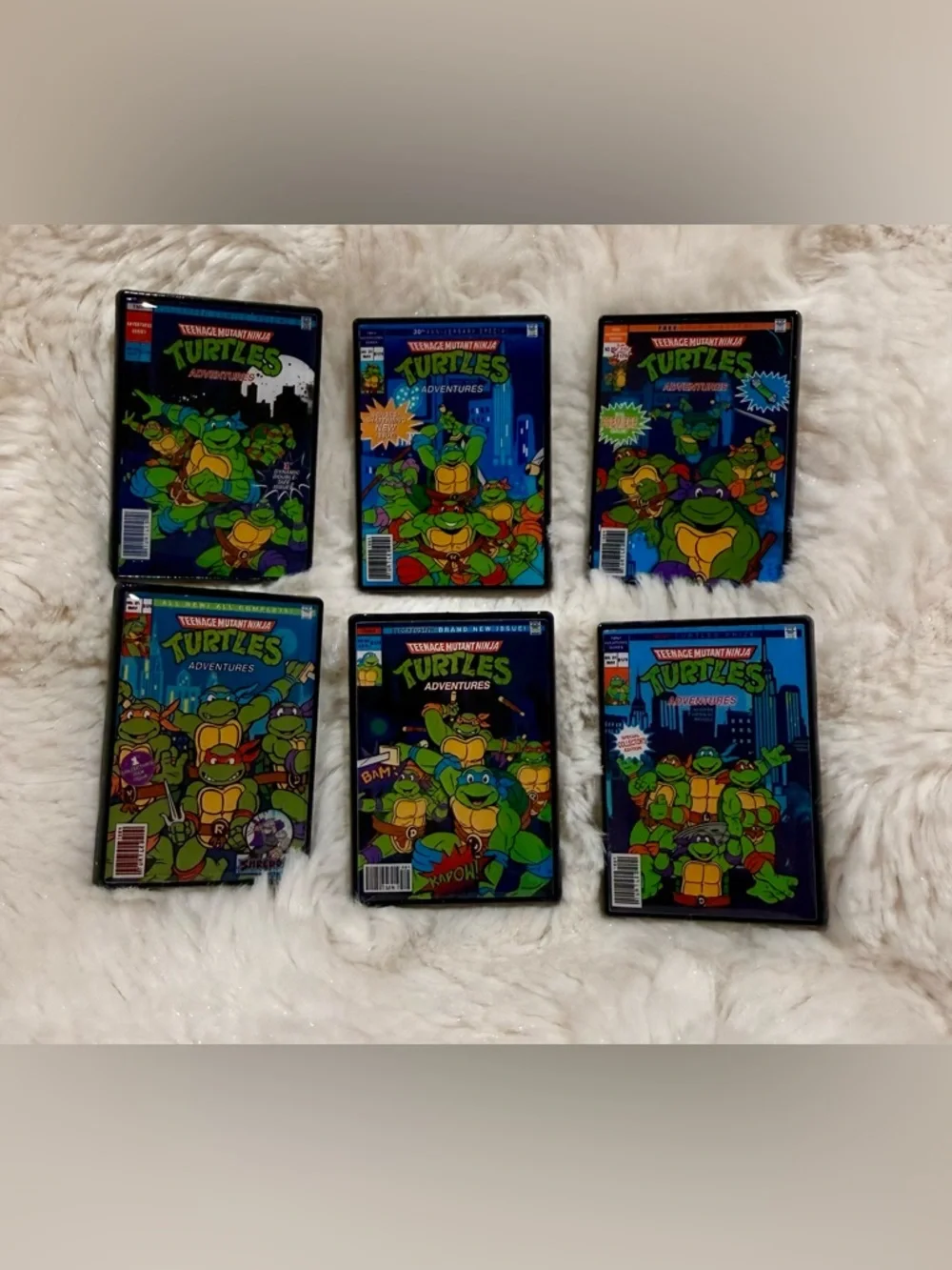 Full set Teenage Mutant Ninja Turtles Comic Cover Blind Box Enamel Pin